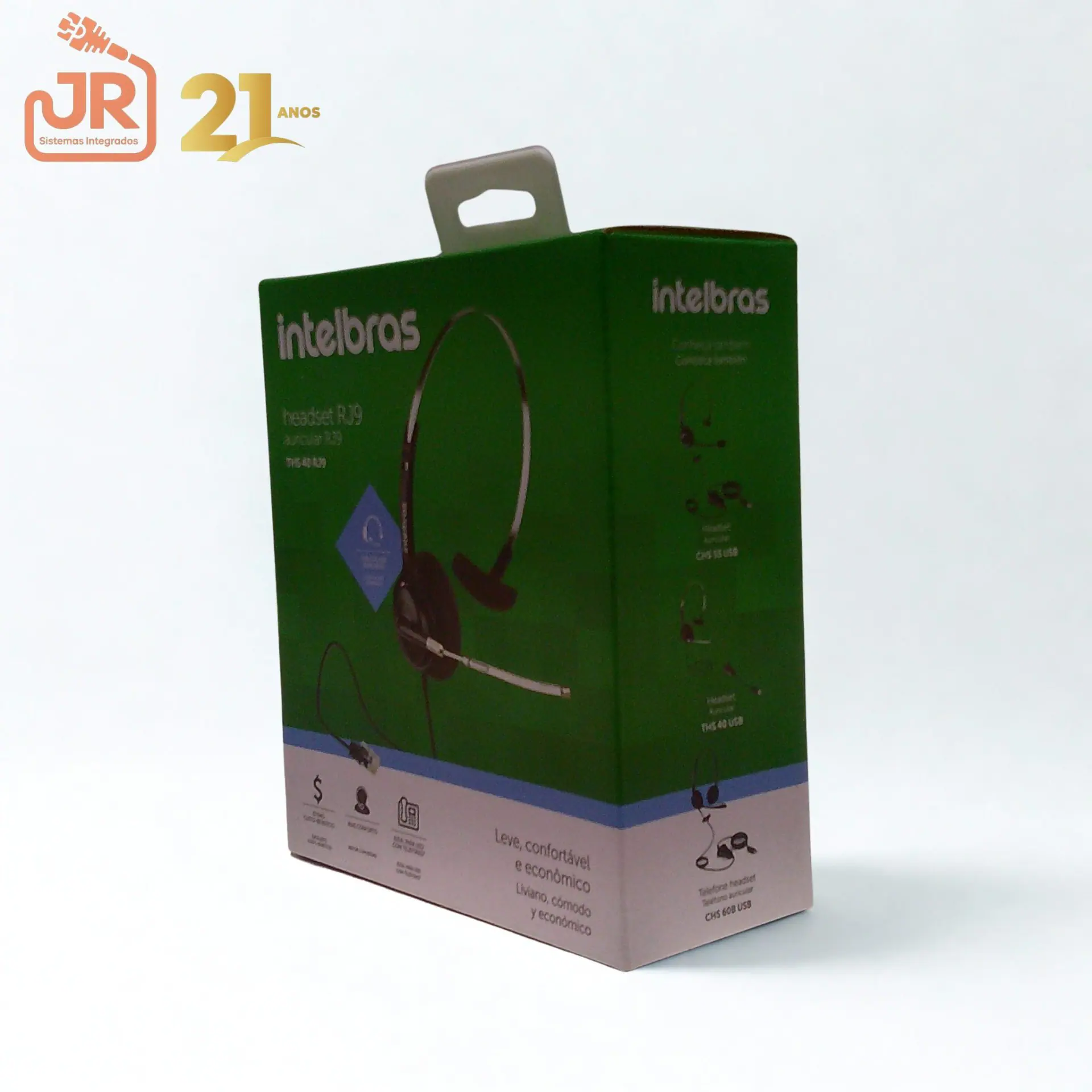 Headset Auricular THS 40 RJ9 Intelbras 2 Headset Auricular THS 40 RJ9 Intelbras - Imagem 2