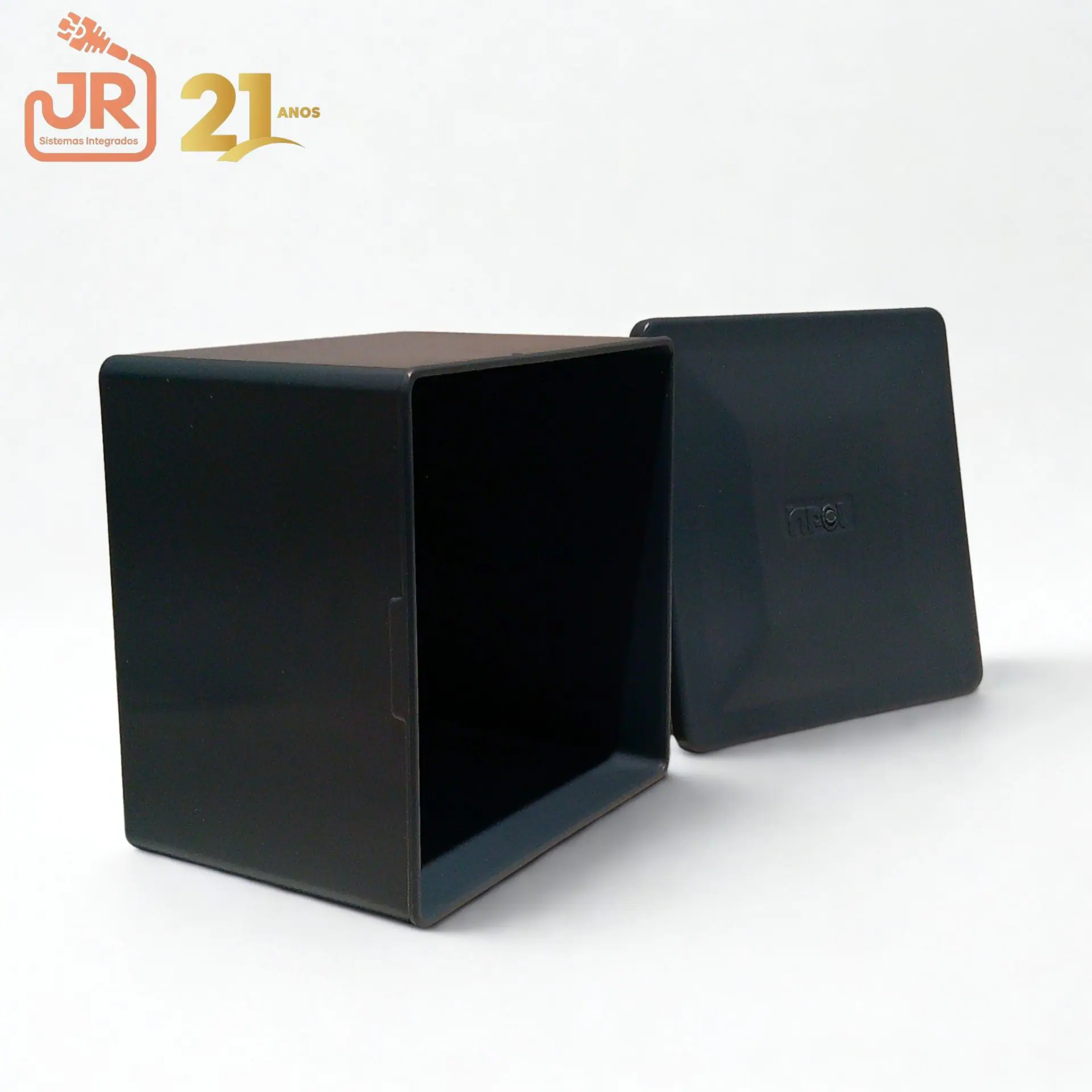 Caixa de Passagem 4x4 Profunda (Cinza) 3 Caixa de Passagem 4x4 Profunda (Cinza) - Imagem 3