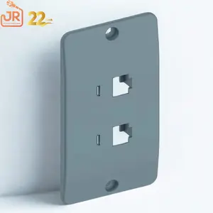 Linha condulete Cinza Tampa 2 (Entrada) RJ45 3/4