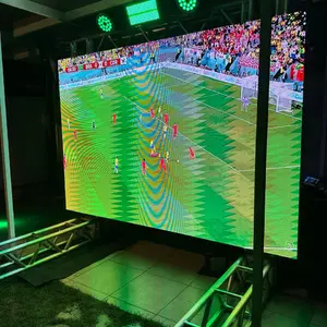 Locação Kit 2 Evento Premium: Painel de LED 3x2m + Som Profissional (Mesa, Microfone e Sub)